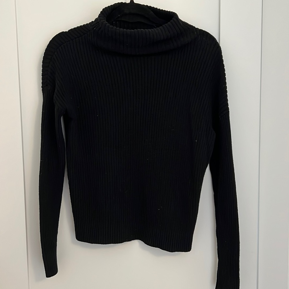 BP Mock Neck Sweater in Black